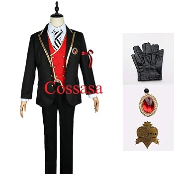 ハーツラビュル　コスプレ衣装 (制服 )　Sサイズ　ウィッグ付 Amazon.co.jp: [PWPCOS]ツイステ コスプレ ハーツラビュル寮